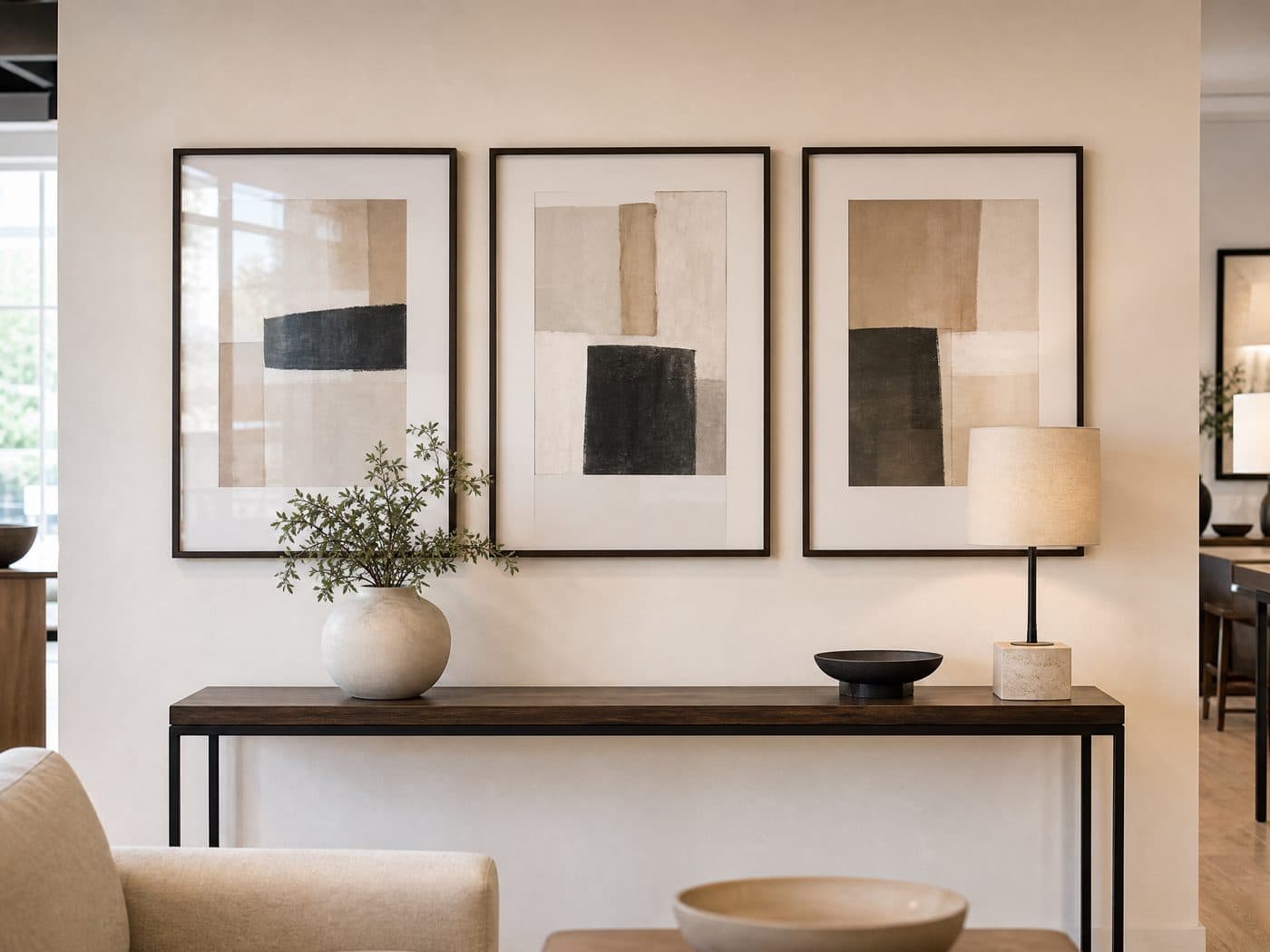 Framed Wall Art Trio